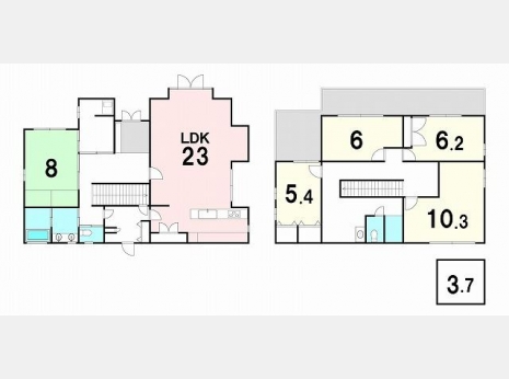 加賀郡吉備中央町竹部中古戸建