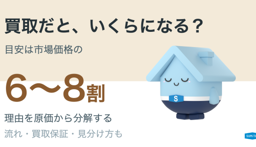 不動産買取の流れと相場。市場価格の何割になるのか、仲介との使い分けまで